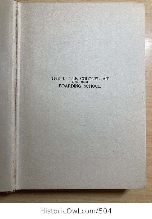 The Little Colonel at Art Boarding School Antique Book by Annie Fellows Johnston C1927 - #VSBEQ4j3Sgs-4