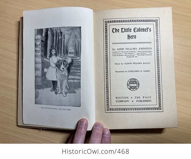 The Little Colonels Hero Antique Book by Anne Fellows Johnston C1902 - #ImiCF7iWBDk-6