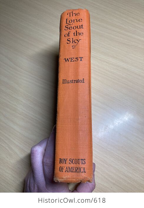 The Lone Scout of the Sky by James West Boy Scouts of America Book C1928 - #Bfl87M2ssMk-2