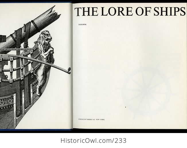 The Lore of Ships Book by a B Lordbok C1975 - #ECSIPNUCvCc-4