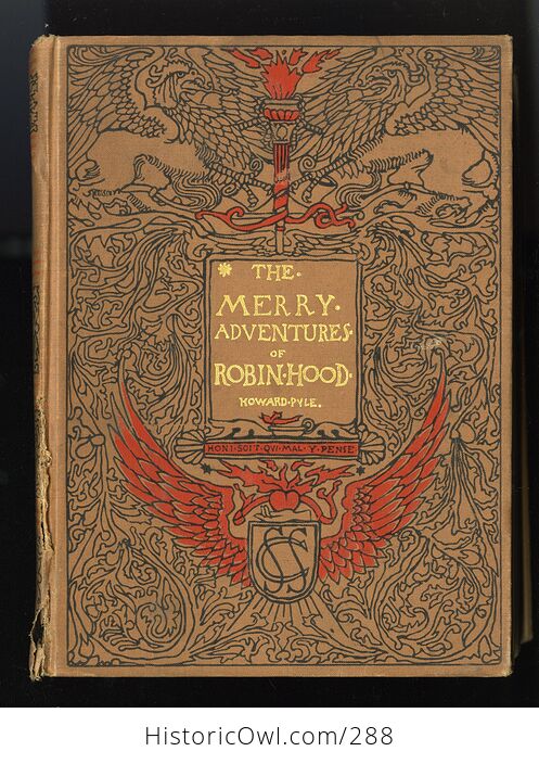 The Merry Adventures of Robin Hood Antique Illustrated Book 1911 Edition Howard Pyle Originally Published 1883 - #9zjOirp1MLM-1