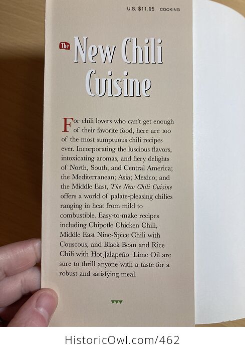 The New Chili Cuisine Cookbook by Nancy S Hughes C1996 - #Efvpe6ZKNKY-3