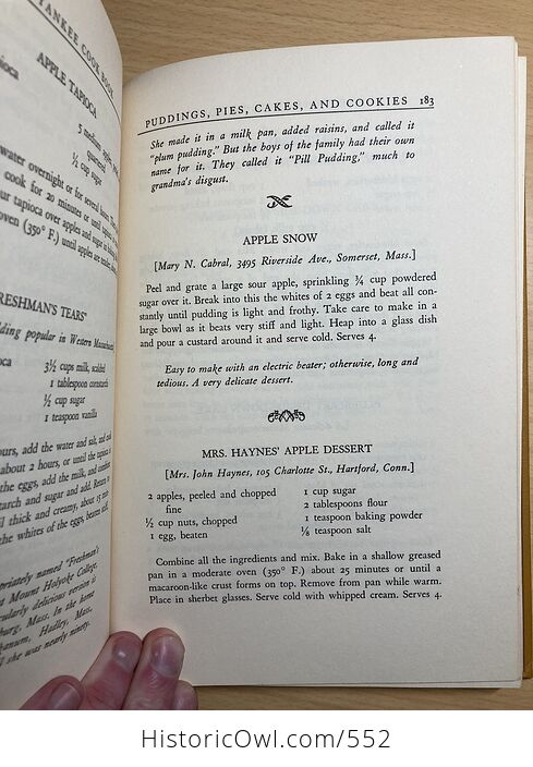 The New England Yankee Cookbook by Imogene Wolcott C1939 - #AzIOzjQ1aeg-9