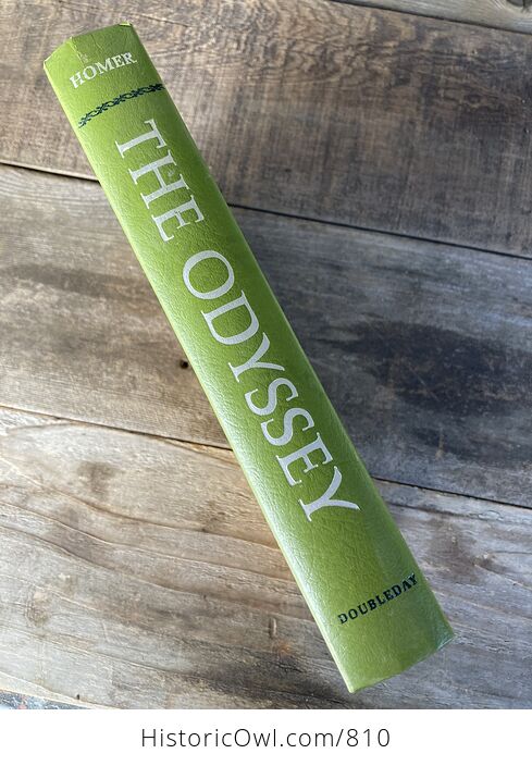 The Odyssey and the Iliad Set Books by Homer Doubleday Green and Yellow Cover Translated by Robert Fitzgerald - #Kgx1Z3sYac8-14