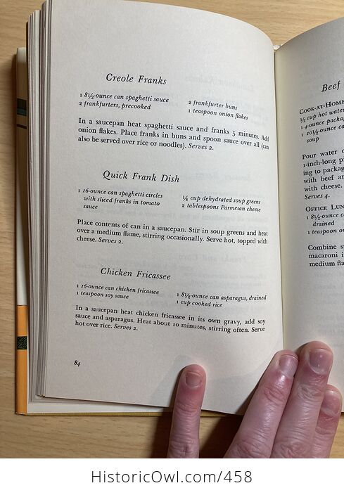 The Office Cookbook by Jody Cameron Malis C1971 - #InSnSCJbF38-10