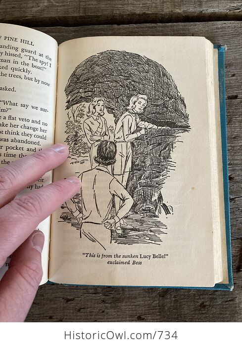 The Phantom of Pine Hill Nancy Drew Mystery Stories Book by Carolyn Keene C1965 - #y9fy2RpC8GU-8