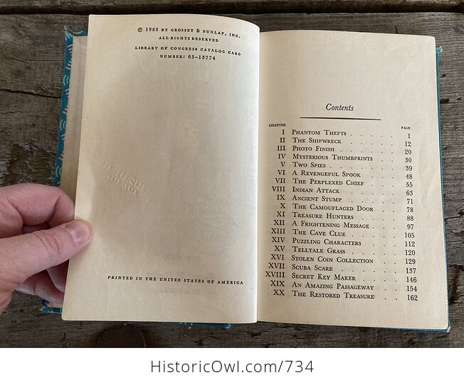The Phantom of Pine Hill Nancy Drew Mystery Stories Book by Carolyn Keene C1965 - #y9fy2RpC8GU-6