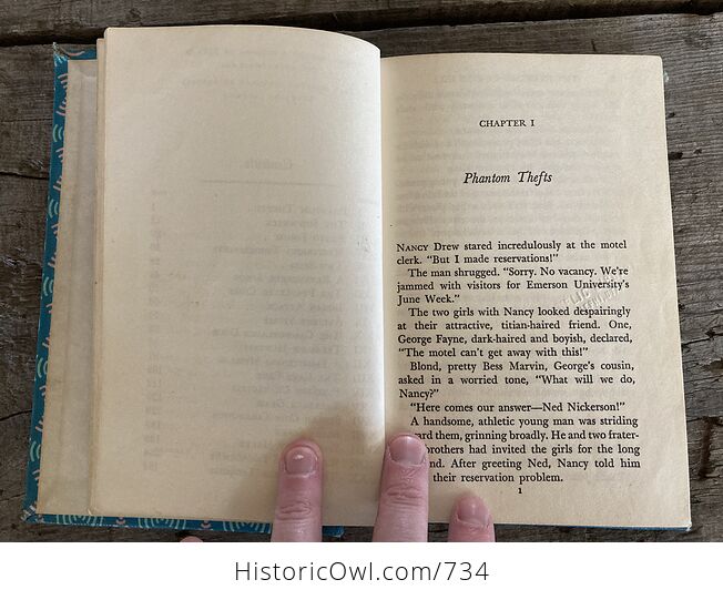 The Phantom of Pine Hill Nancy Drew Mystery Stories Book by Carolyn Keene C1965 - #y9fy2RpC8GU-7