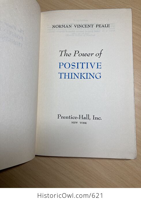 The Power of Positive Thinking Vintage Book by Norman Vincent Peale C1952 - #R61pqmZ4szs-1