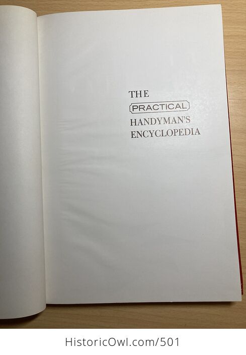 The Practical Handymans Encyclopedia Book Volume One C1965 - #HdBagdnpikg-4