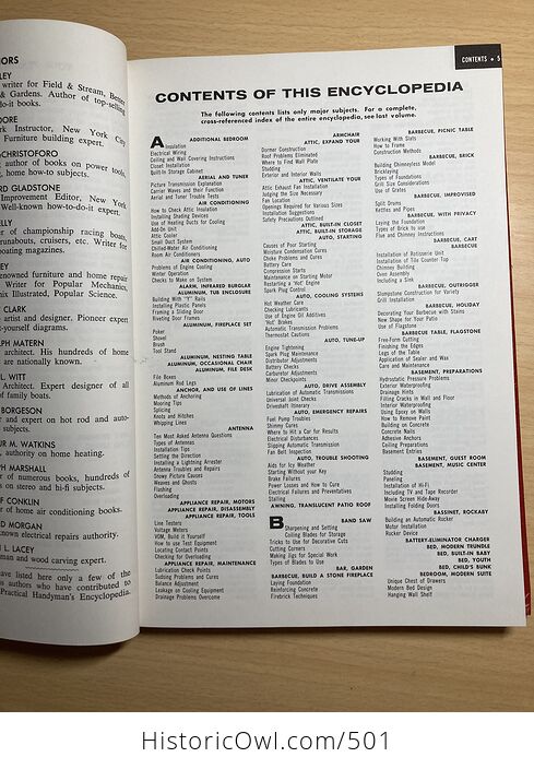 The Practical Handymans Encyclopedia Book Volume One C1965 - #HdBagdnpikg-7