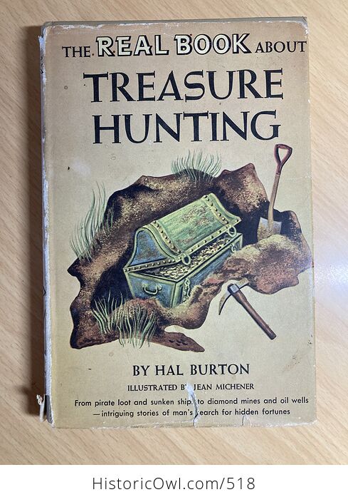 The Real Book About Treasure Hunting by Hal Burton C1953 - #zf5V78cMLYE-1