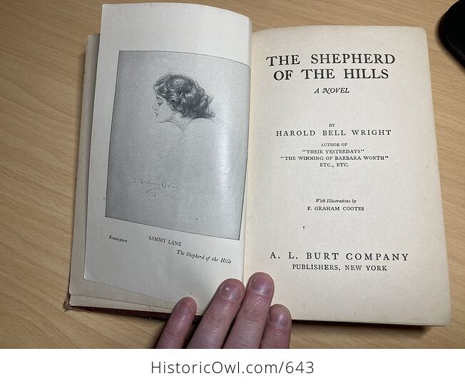 The Shepherd of the Hills a Novel by Harold Bell Wright C1907 - #Jp3YxSQCbc0-5