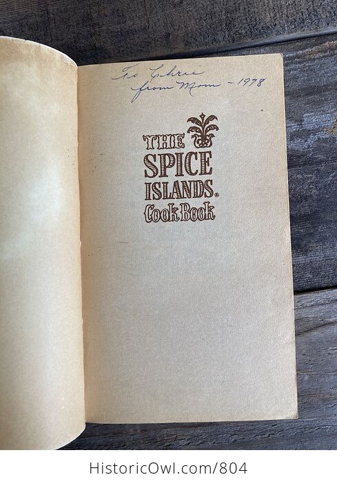 The Spice Islands Cook Book Paperback C1977 - #uHS19rVyKf0-4