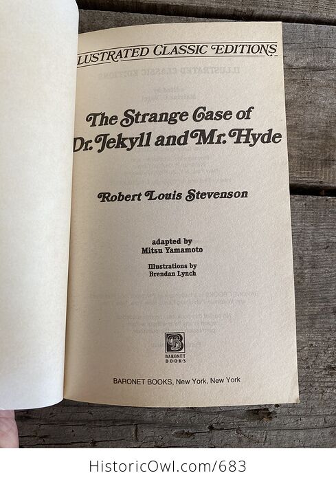The Strange Case of Dr Jekyll and Mr Hyde Illustrated Book by Robert Louis Stevenson C1994 - #lzRRqnap5G0-4