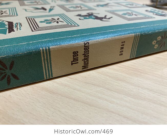 The Three Musketeers Vintage Book by Alexandre Dumas C1946 - #rRme5RLeyVo-2