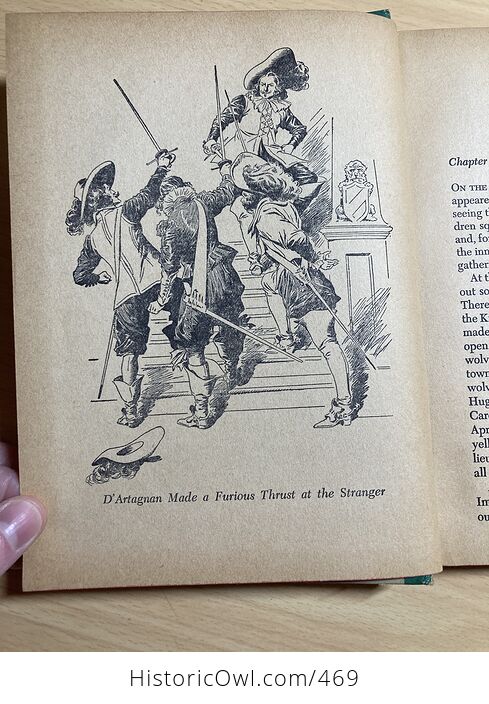 The Three Musketeers Vintage Book by Alexandre Dumas C1946 - #rRme5RLeyVo-6