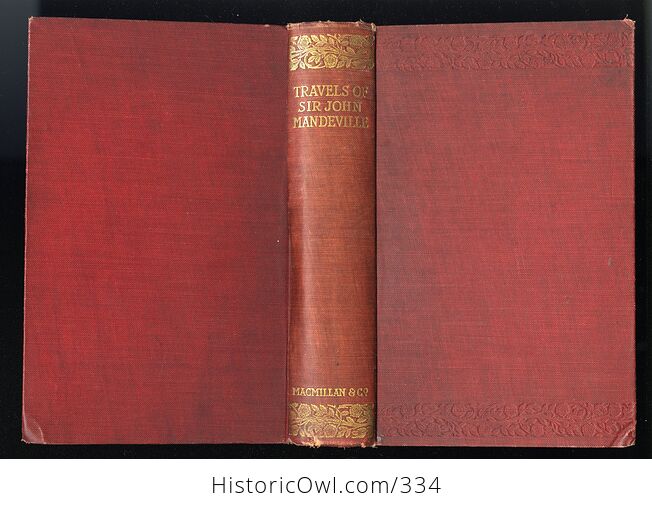 The Travels of Sir John Mandeville Antique Book C1905 - #MDwhVv8zjTk-3