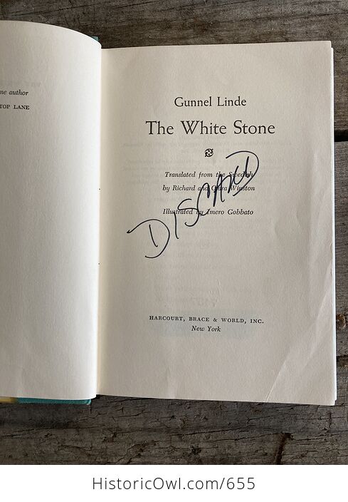 The White Stone Book by Gunnel Linde C1966 - #DYnZeiVQjVM-5