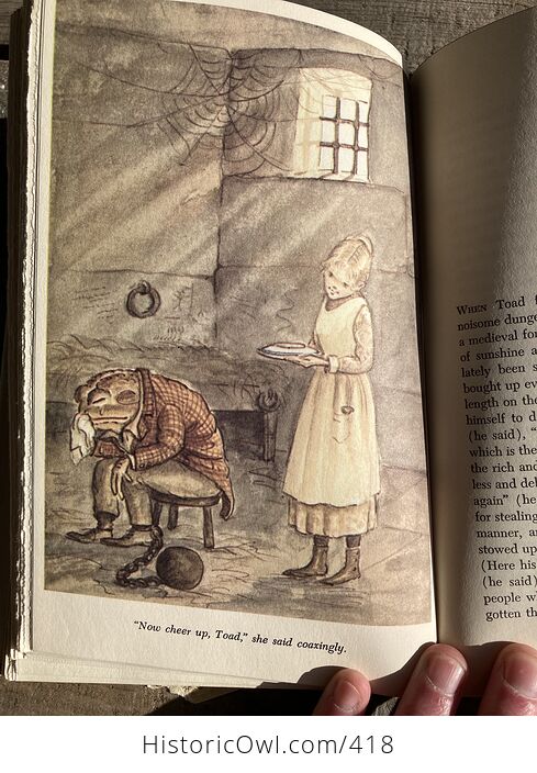 The Wind in the Willows Vintage Book by Kenneth Grahame Illustrated by Tasha Tudor C1966 - #bmYfD6jOU5Q-7