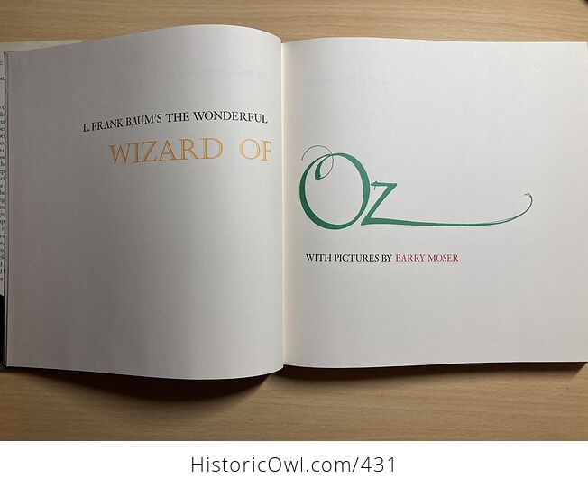 The Wonderful Wizard of Oz Book by L Frank Baum Illustrations by Barry Moser C1986 - #Dajgw9q9apk-8