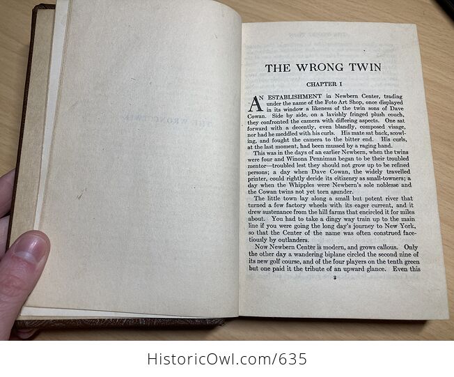 The Wrong Twin Antique Book by Harry Leon Wilson C1921 - #99T2rSJnNt8-9