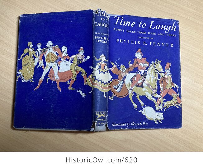 Time to Laugh Funny Tales from Here and There Vintage Book by Phyllis Fenner C1944 - #lfH3jWV79jk-3