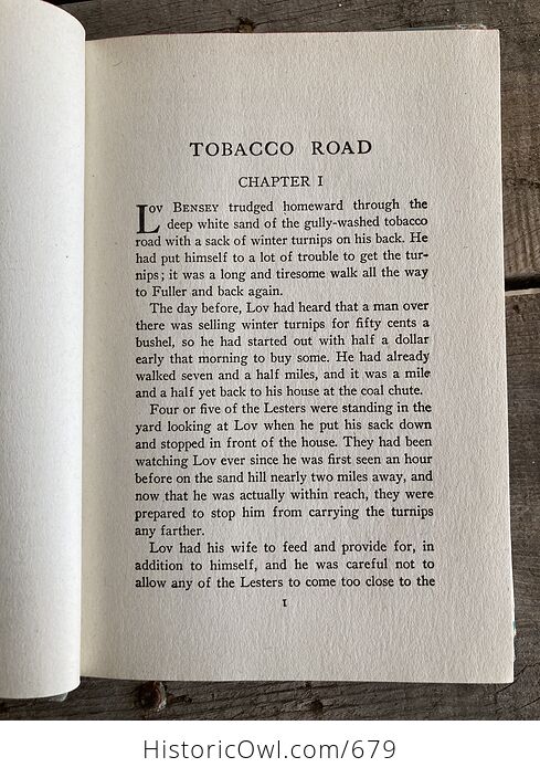 Tobacco Road Vintage Book by Erskine Caldwell C1947 - #8Rab0Yj5KrA-13