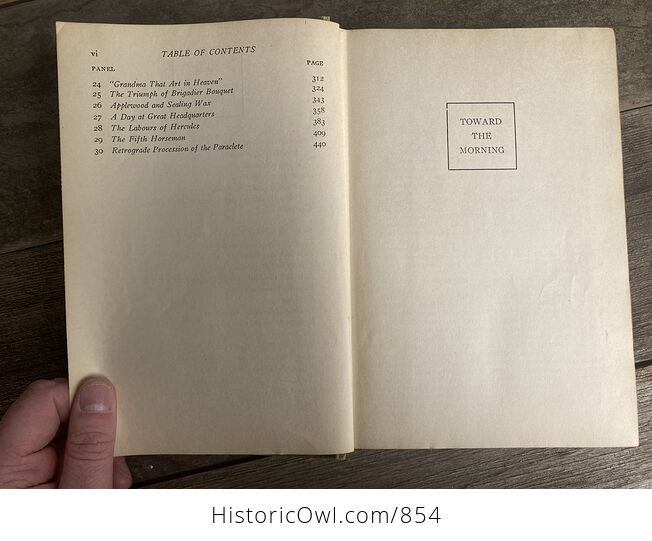 Toward the Morning Vintage Book by Hervey Allen C1948 - #MHp2NGmsnbM-6