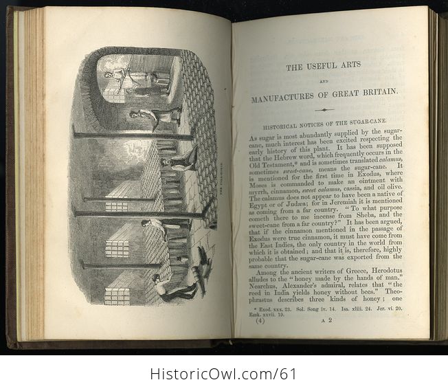 Two Volume Set Illustrated Books the Useful Arts and Manufactures of Great Britain C 1854 - #6n3l5LkXoU0-17