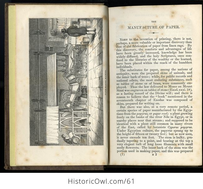 Two Volume Set Illustrated Books the Useful Arts and Manufactures of Great Britain C 1854 - #6n3l5LkXoU0-16
