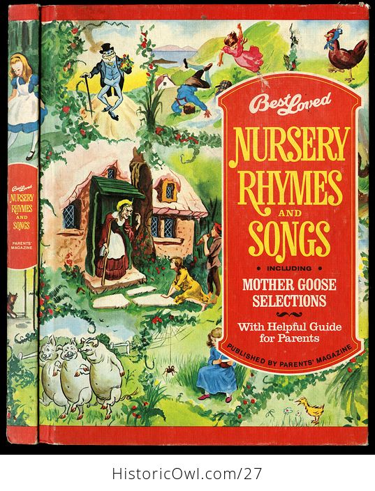 Vintage Book Best Loved Nursery Rhymes and Songs Edited by Augusta Baker 1974 Edition - #f6NtY6KVijo-1