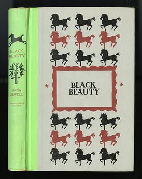 Vintage Book Black Beauty the Autobiography of a Horse by Anna Sewell Illustrated by Walter Seaton Junior Deluxe Editions #ySRxoD5XQPg