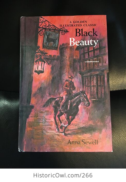 Vintage Book Black Beauty Unabridged by Anna Sewell Golden Illustrated Classic by William Steinel C1965 - #EoAUisvDqQs-1