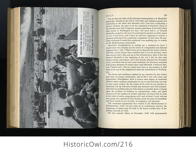 Vintage Book Crusade in Europe by Dwight D Eisenhower C1948 - #WhuXv9GNxGE-2
