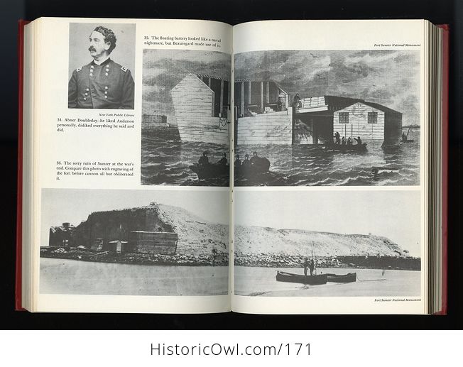 Vintage Book First Blood the Story of Fort Sumter by W a Swanberg C 1957 - #IBOndpxDyus-7