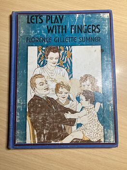 Vintage Book Lets Play with Fingers by Florence Gillette Sumner C1948 #FltO1fC6OKc