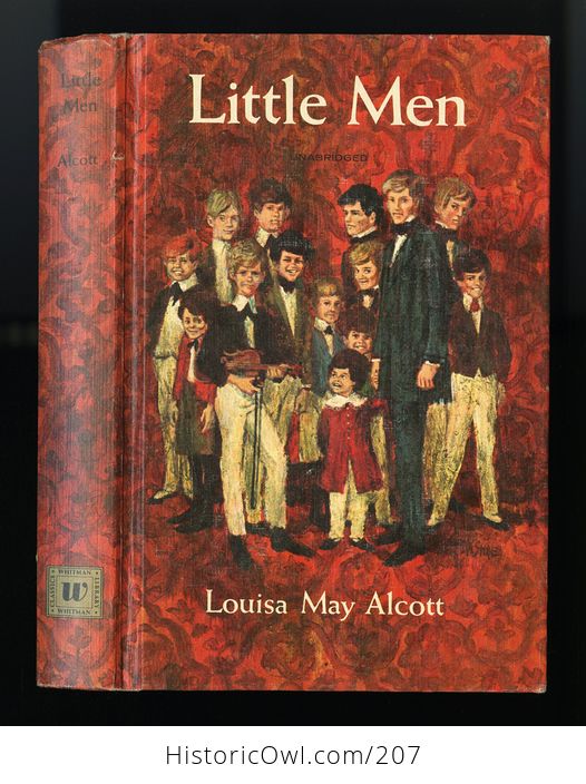 Vintage Book Little Men Unabridged by Louisa May Alcott Illustrated by David K Stone C1965 - #nfvAKtkVVe0-1