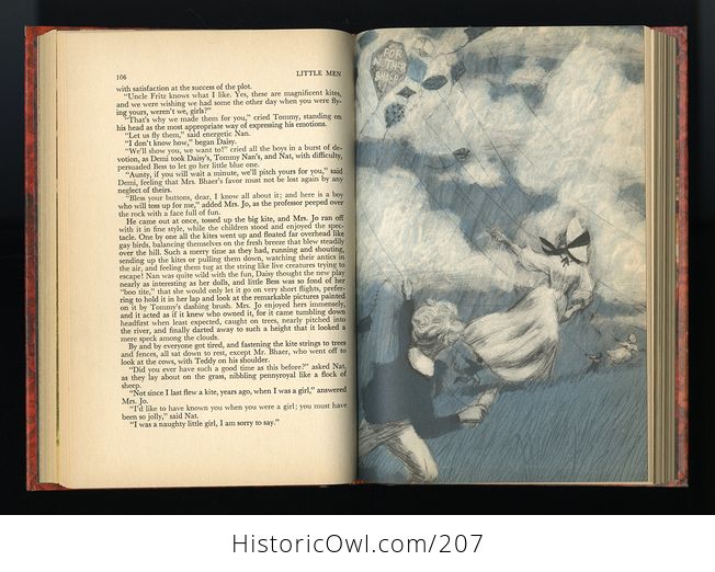 Vintage Book Little Men Unabridged by Louisa May Alcott Illustrated by David K Stone C1965 - #nfvAKtkVVe0-7