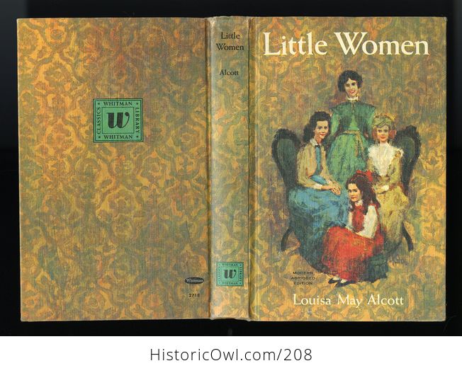 Vintage Book Little Women Modern Abridged Edition by Louisa May Alcott Illustrated by David K Stone Whitman Publishing Company C1965 - #RYa3oYMXsQQ-2