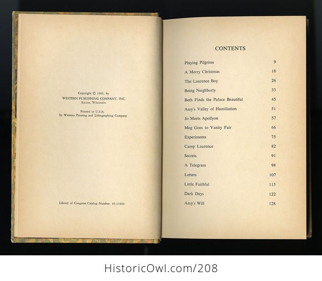 Vintage Book Little Women Modern Abridged Edition by Louisa May Alcott Illustrated by David K Stone Whitman Publishing Company C1965 - #RYa3oYMXsQQ-5