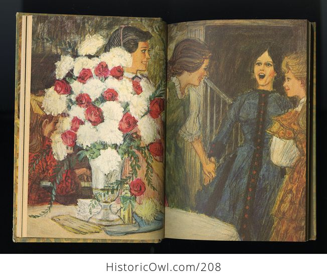 Vintage Book Little Women Modern Abridged Edition by Louisa May Alcott Illustrated by David K Stone Whitman Publishing Company C1965 - #RYa3oYMXsQQ-7