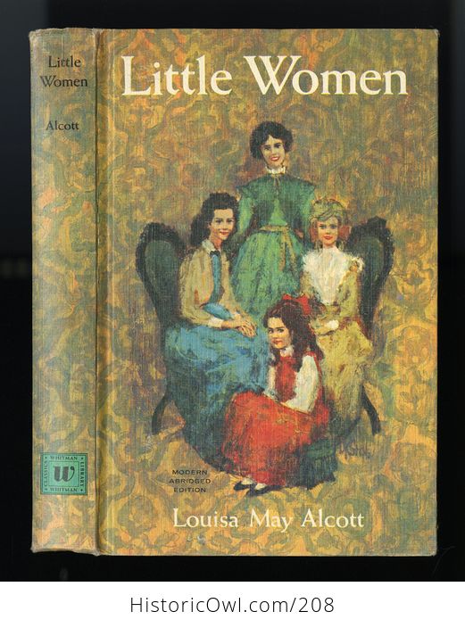 Vintage Book Little Women Modern Abridged Edition by Louisa May Alcott Illustrated by David K Stone Whitman Publishing Company C1965 - #RYa3oYMXsQQ-1