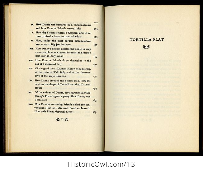 Vintage Book of Tortilla Flat by John Steinbeck C1935 - #0c1e2uAHxng-5
