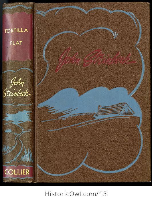 Vintage Book of Tortilla Flat by John Steinbeck C1935 - #0c1e2uAHxng-1