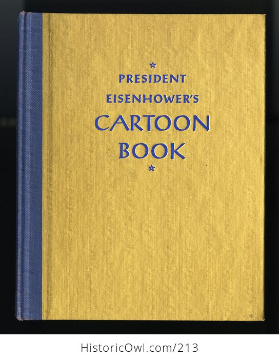 Vintage Book President Eisenhowers Cartoon Book by Frederick Fell C1956 - #bDYbih3rLCM-1