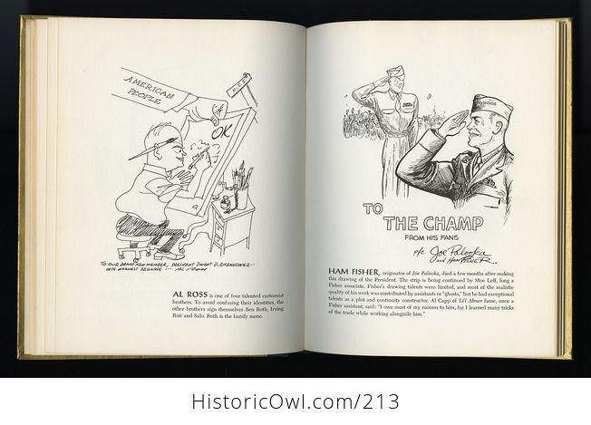 Vintage Book President Eisenhowers Cartoon Book by Frederick Fell C1956 - #bDYbih3rLCM-3