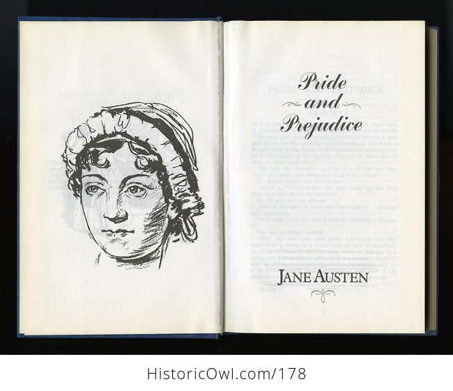 Vintage Book Pride and Prejudice by Jane Austen C1986 - #d9SDGdUwvCQ-3