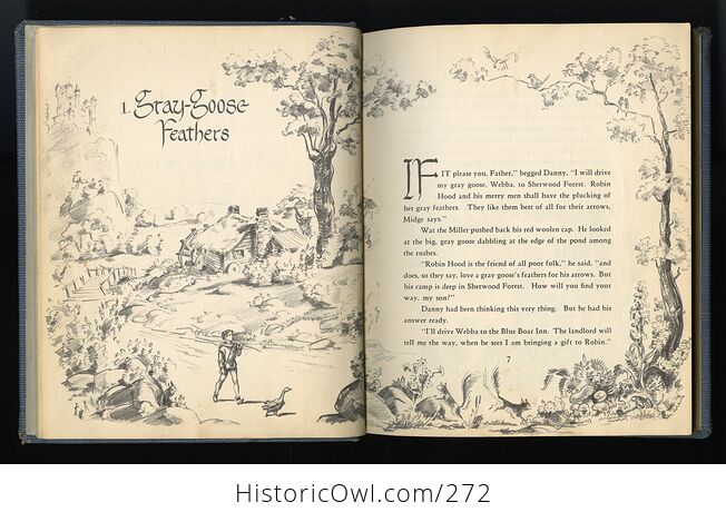 Vintage Book Robin Hoods Arrow by Eugenia Stone C1948 - #2P43NlTLDd8-3