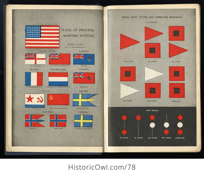 Vintage Book the United States Navy the Bluejakets Manual 1946 Thirteenth Edition - #br0W0bR4jhI-5